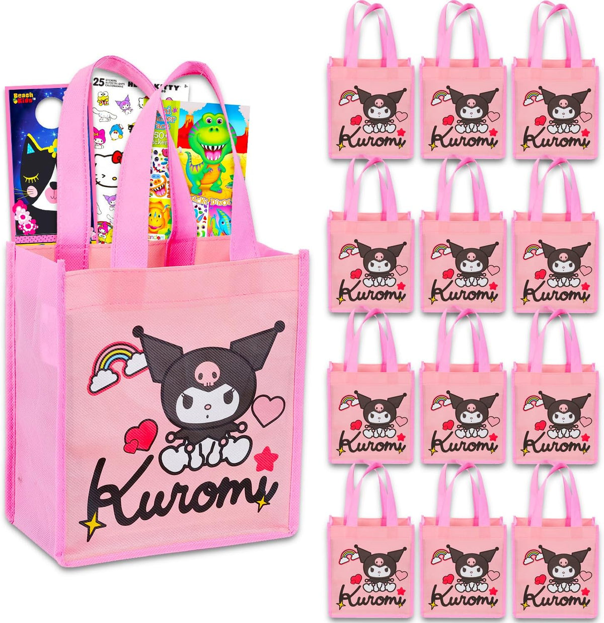 SANRIO Kuromi - Juego de bolsas de recuerdo de fiesta, paquete con...