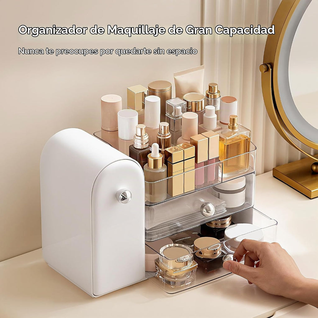 HBlife Organizador de maquillaje para encimera con cajones, organiz...