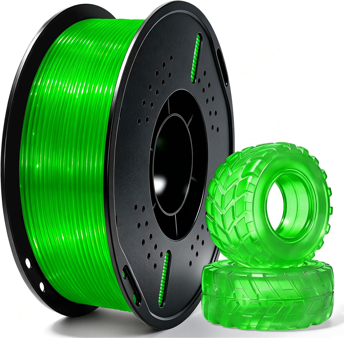 Colourbing Filamento flexible de TPU 95A para impresora 3D, suave y...