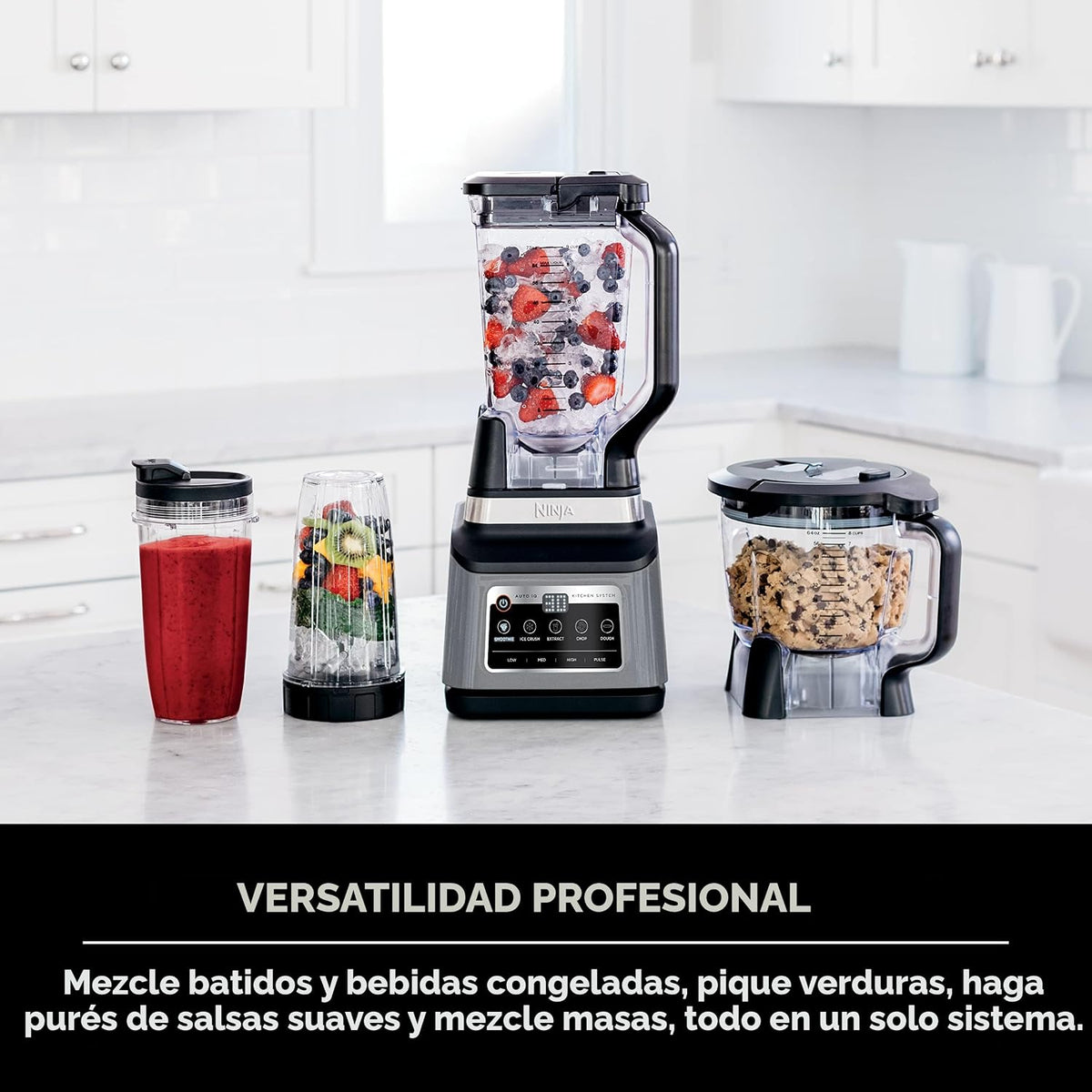 Ninja BN801 Sistema de cocina Profesional Plus con Auto IQ, 1400 Wp...