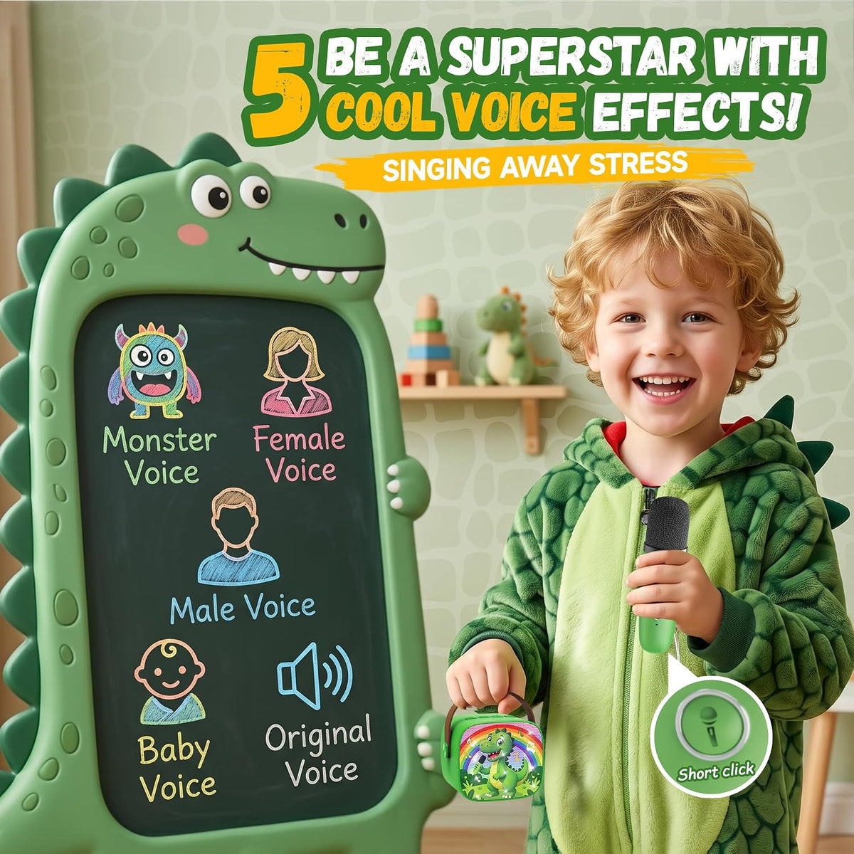 YLL Máquina de karaoke para niños, los mejores regalos de cumpleaño...