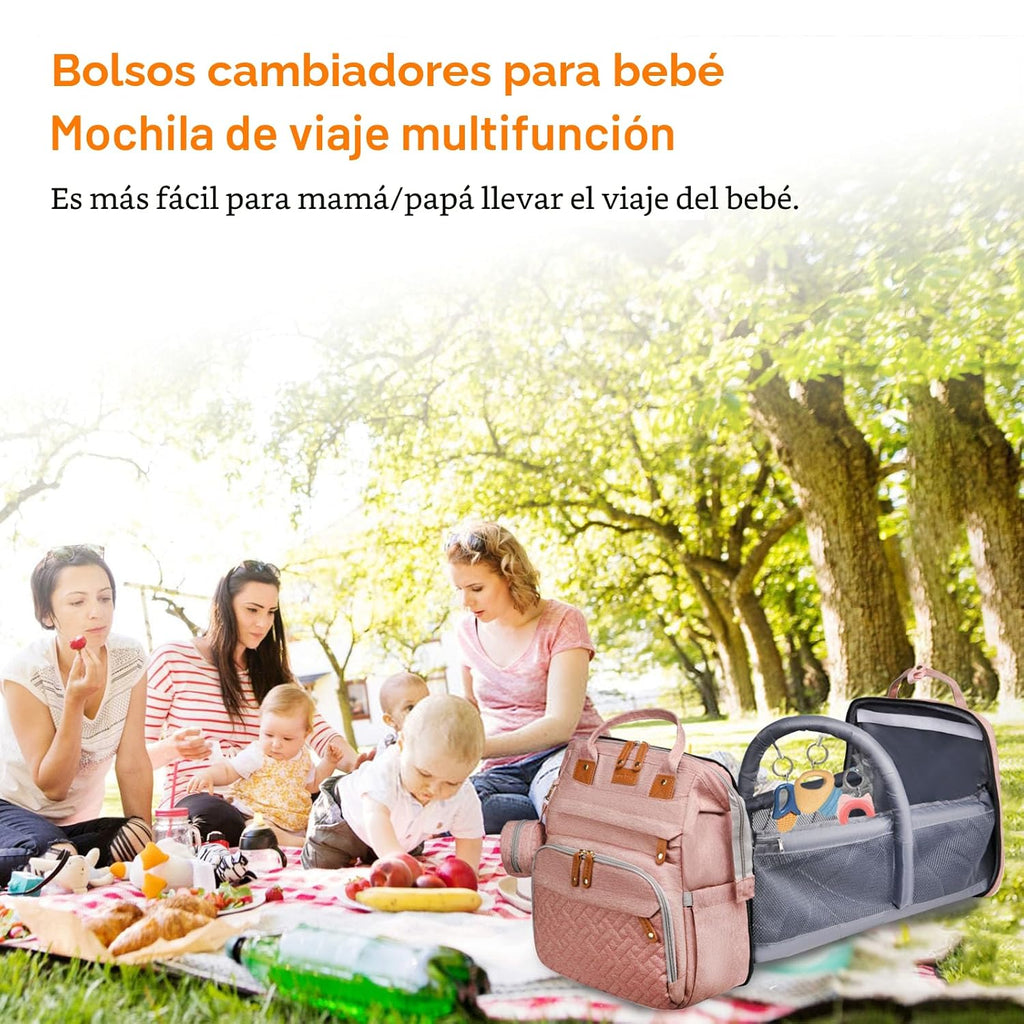 Astro alan - Mochila para pañales de bebé con cambiador, impermeabl...