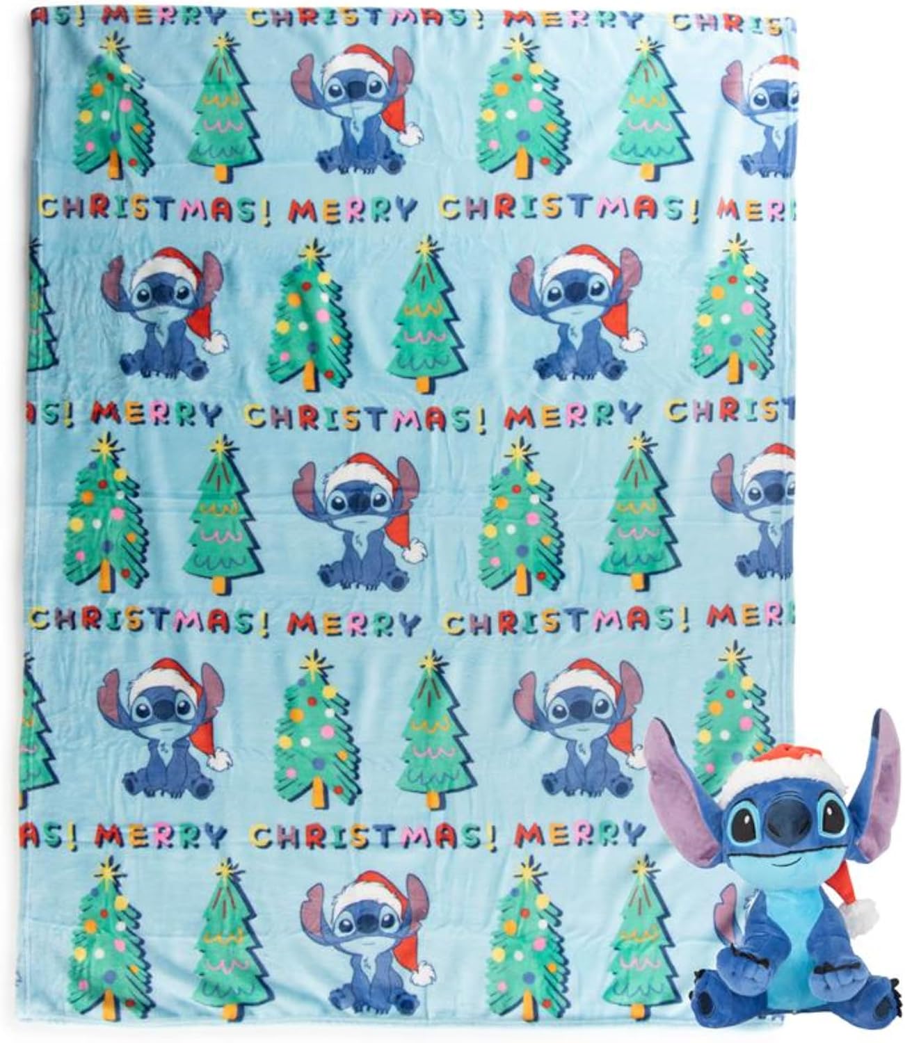 Jay Franco Juego de abrazador de Navidad para niños, almohada de fe...