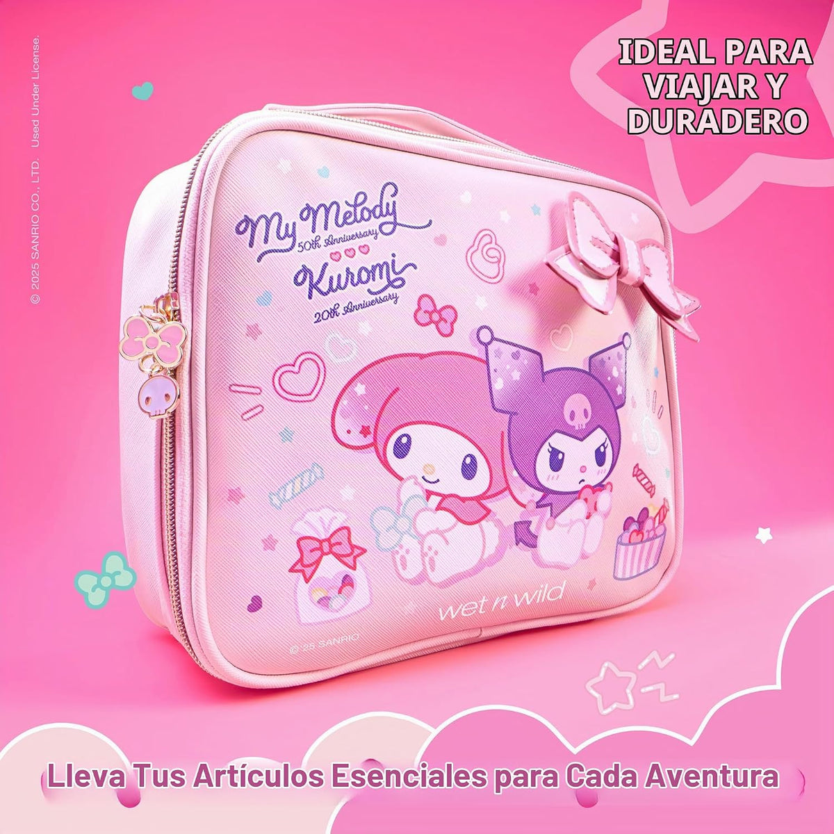 wet n wild My Melody y Kuromi Bolsa de Maquillaje