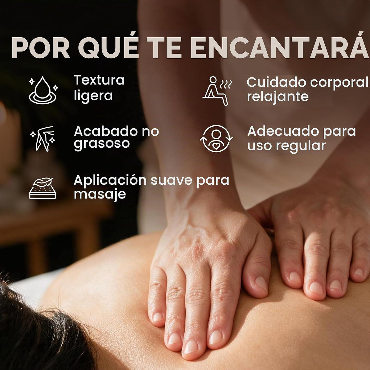 Aceite de masaje de árnica para músculos doloridos con colágeno, cé...