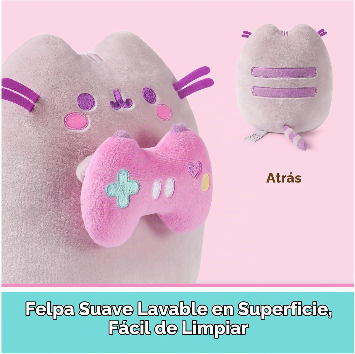 GUND Pusheen Gamer - Juguete de peluche de 9.5 pulgadas para mayore...