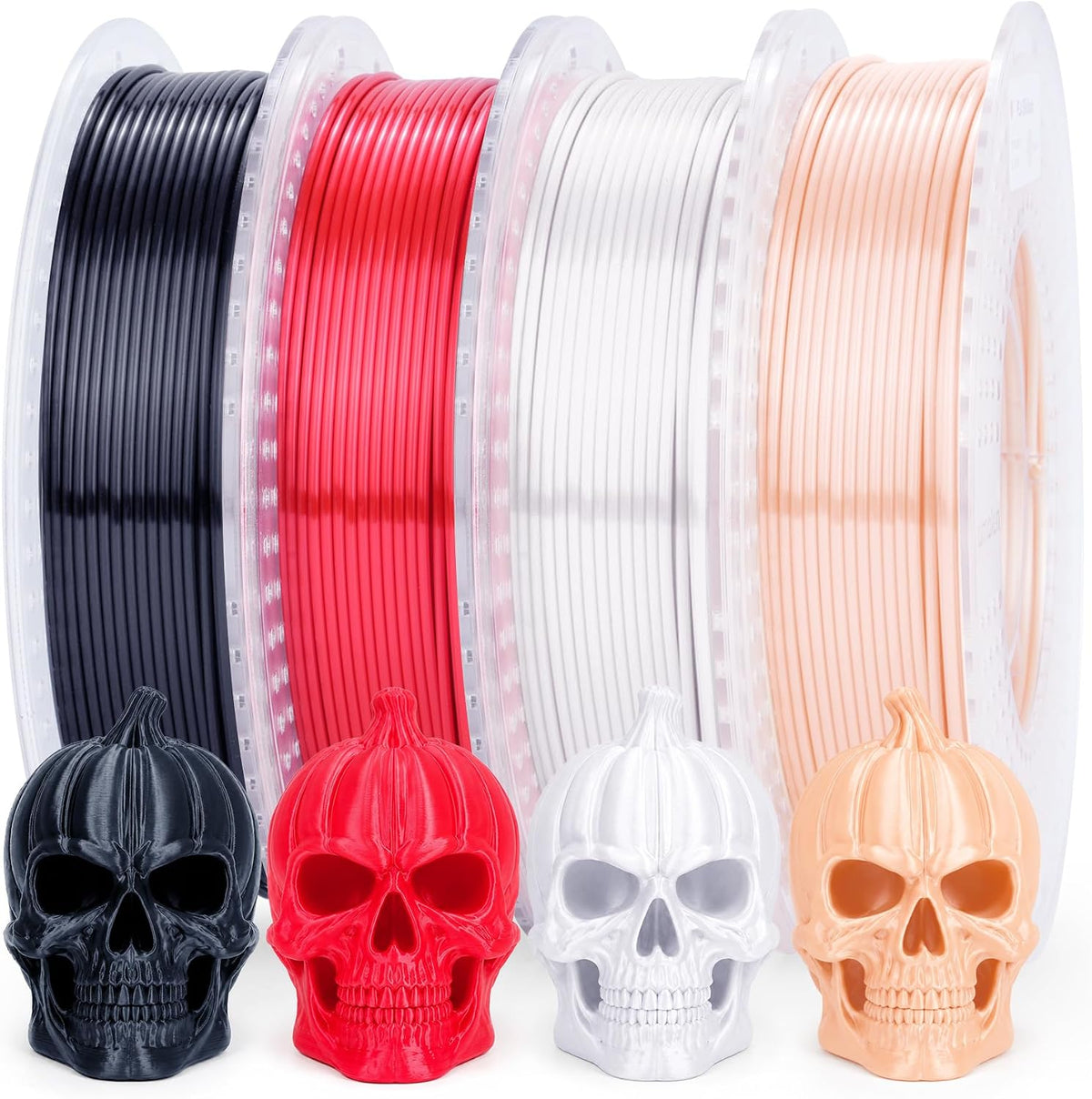 AMOLEN Filamento PLA de seda para impresora 3D de 0.069 in, 7.05 oz...