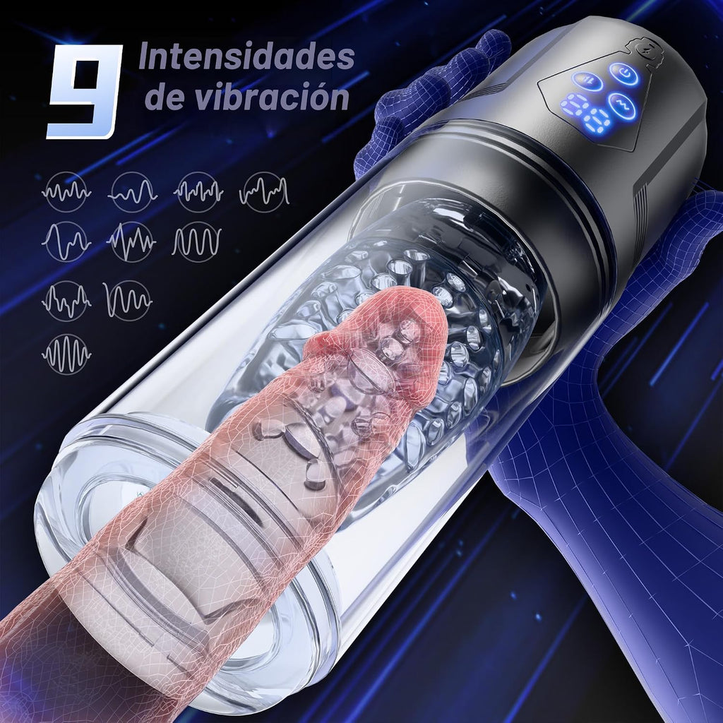 LUMODIA Masturbador Masculino Automático para Hombres, Juguetes Sex...