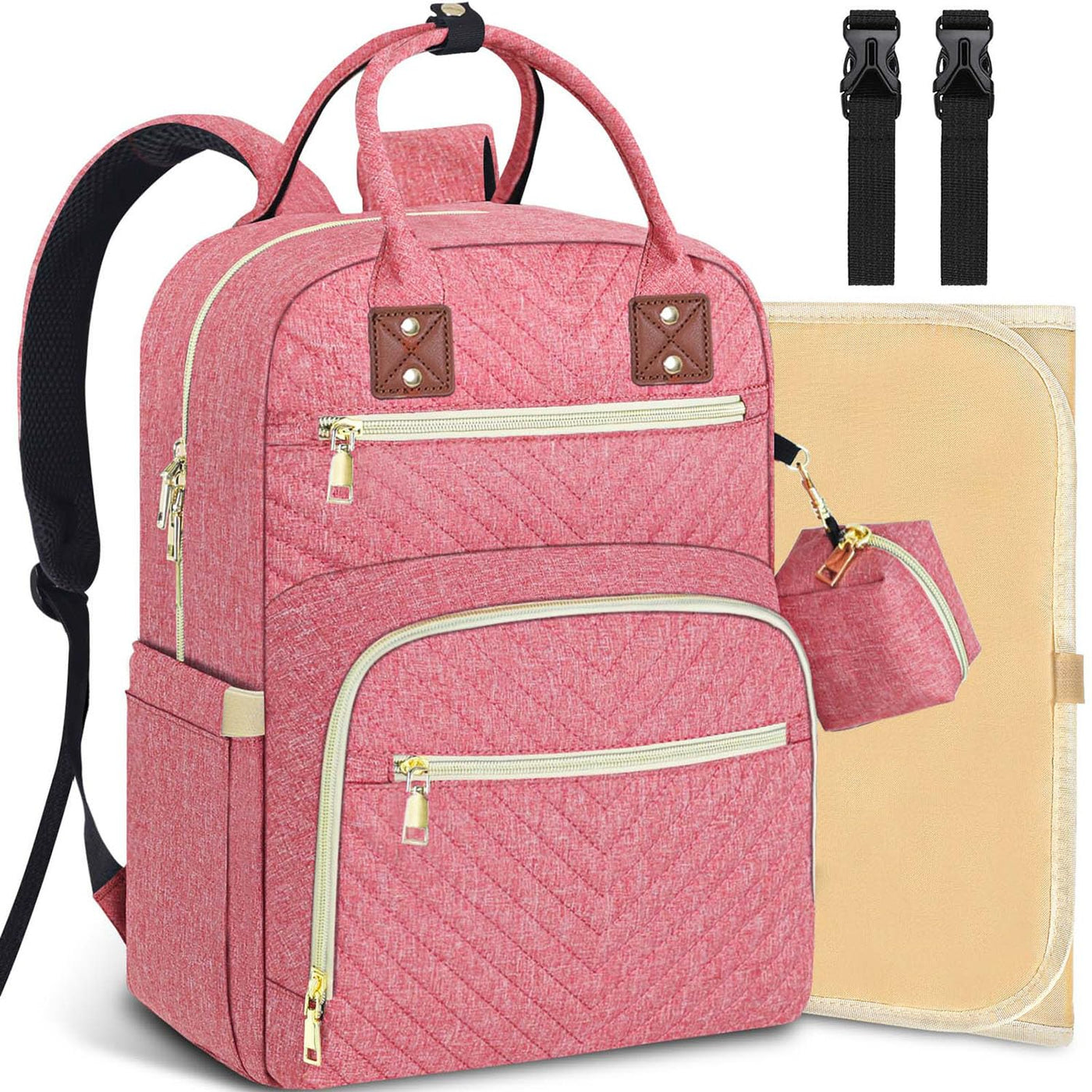 Tenot Mochila para Pañales de Bebé, Bolsas de Pañales de Viaje para...