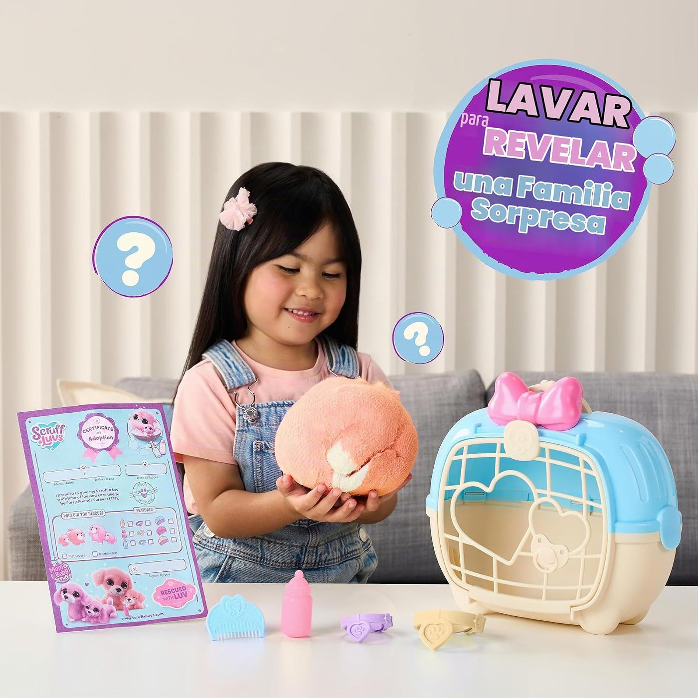ScruffaLuvs Mom & Baby Scruffs Retriever juguetes de peluche, lavar...