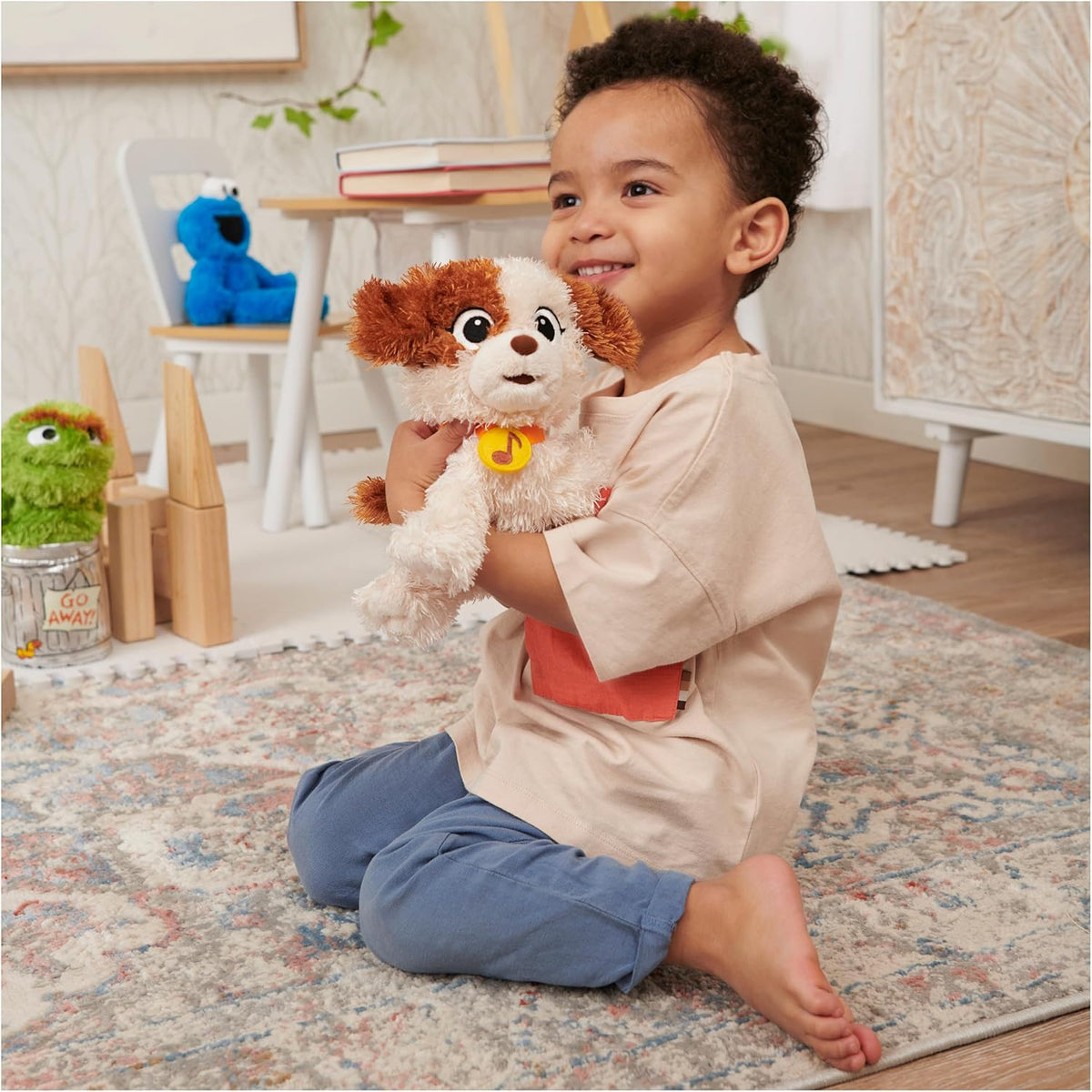 GUND Sesame Street Tango Puppy - Animal de peluche de 7 pulgadas pa...