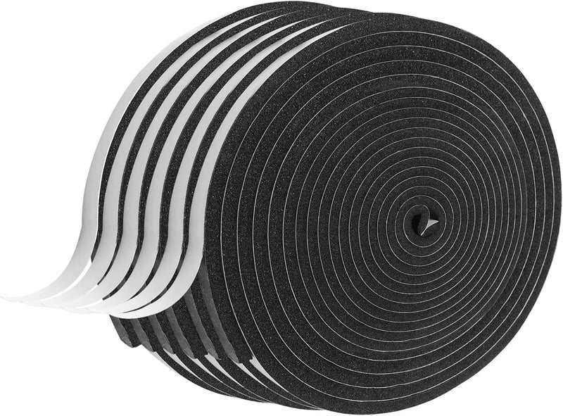 Cinta aislante de espuma autoadhesiva, 1\/2 pulg. x 1\/4 pulg. x 19...