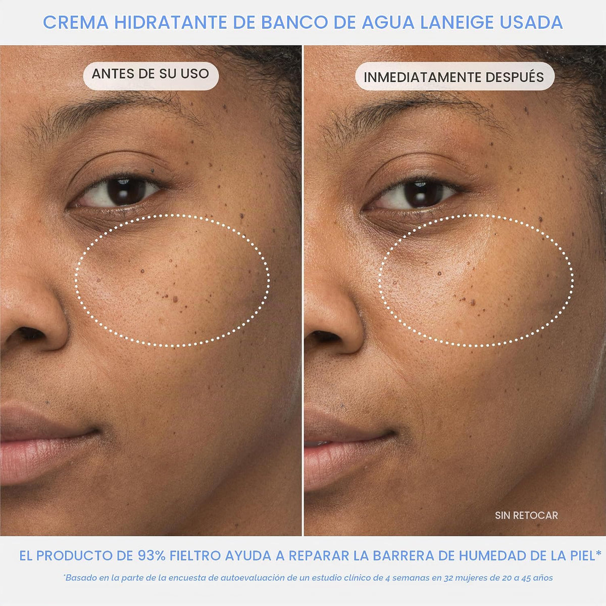 LANEIGE Crema Hidratante Water Bank Azul con Ácido Hialurónico: Cre...