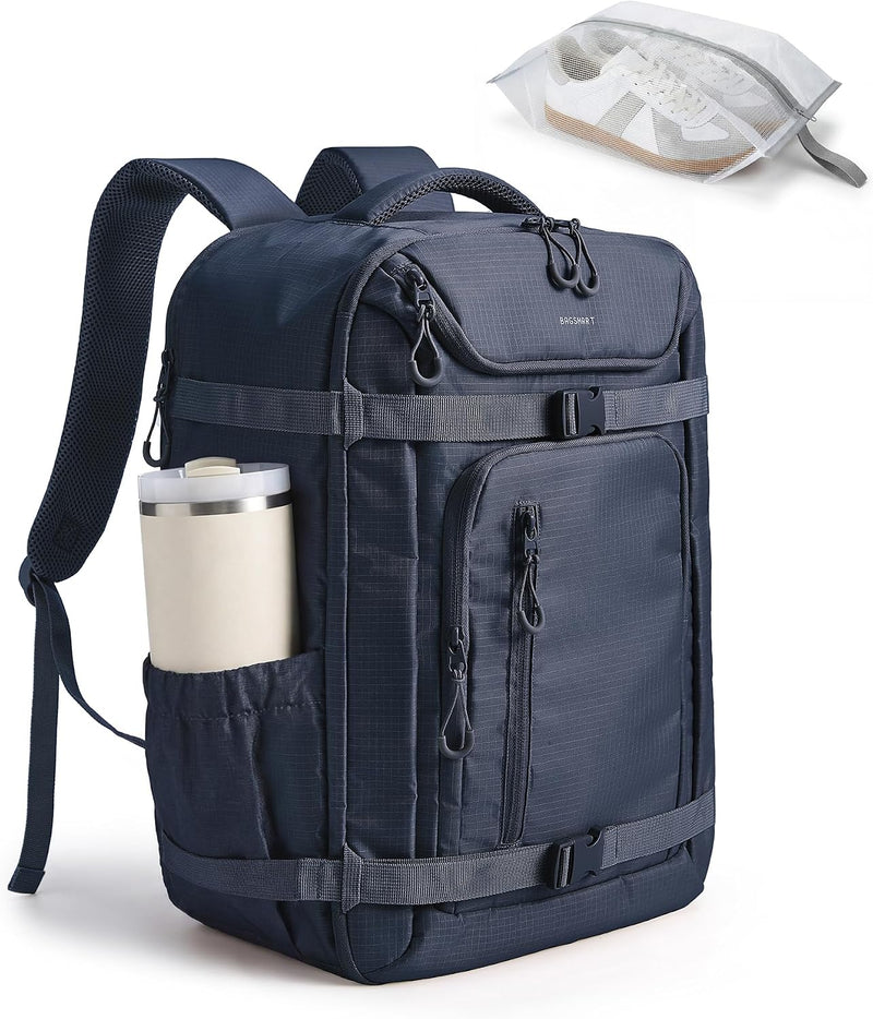 Mochila de viaje BAGSMART para mujeres y hombres, mochila de transp...
