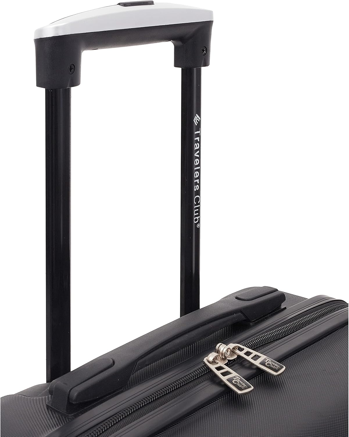 Travelers Club Equipaje de mano Richmond Spinner de 22", Negro