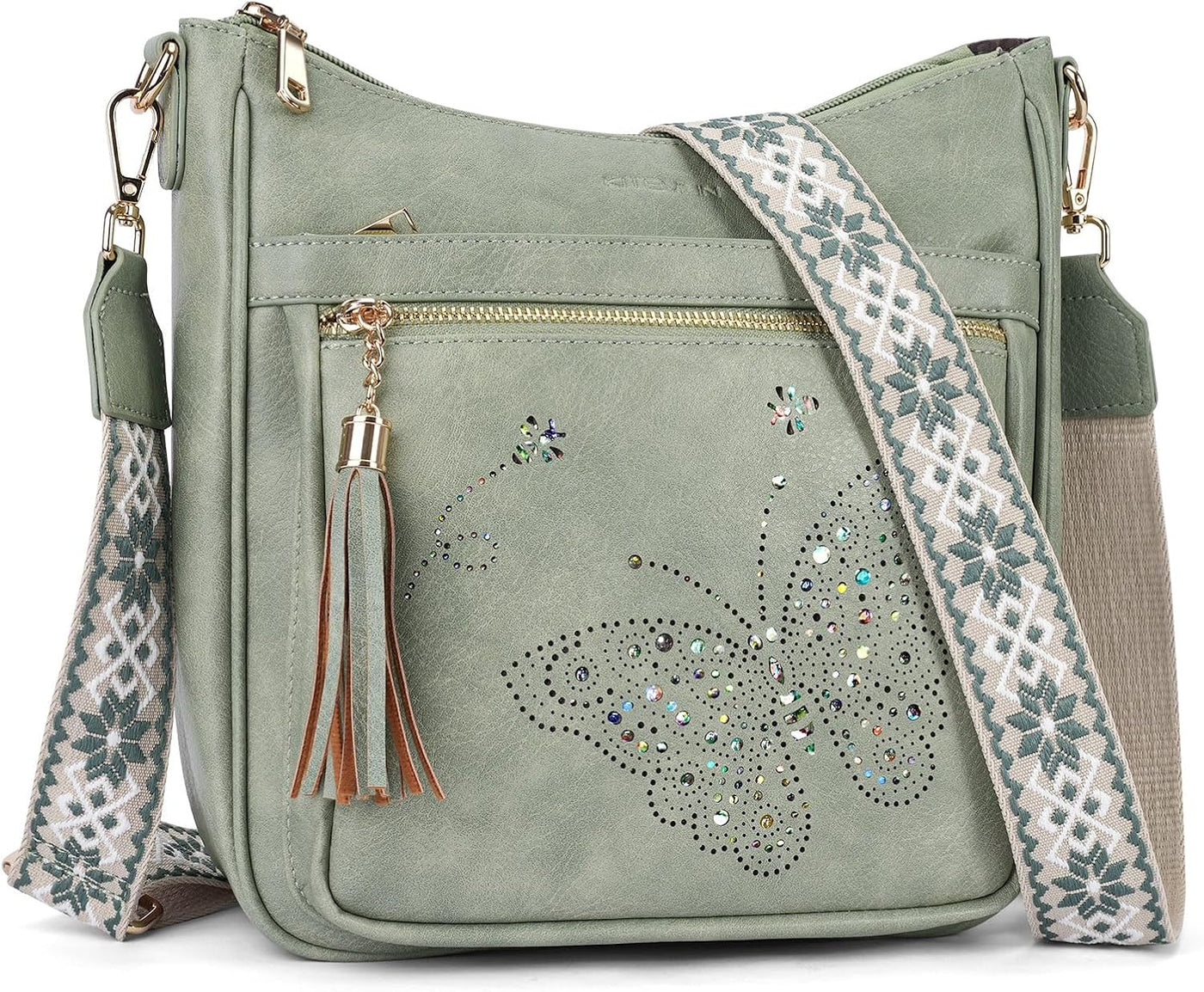 KITEVIUN - Bolsos tipo bandolera medianos para mujer, modernos, bol...