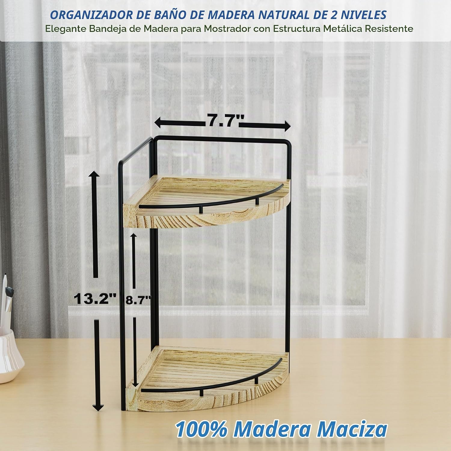 CeleVista Organizador esquinero para encimera de baño, almacenamien...