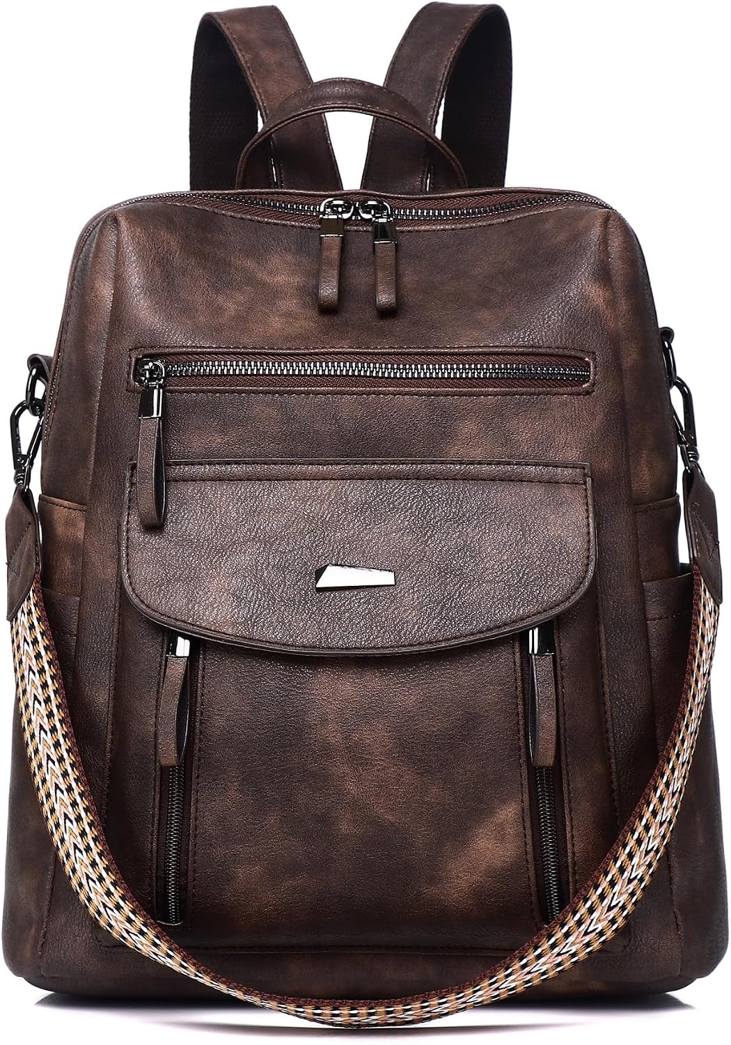 WYFJNX - Mochila pequeña de piel sintética para mujer y mujer, colo...
