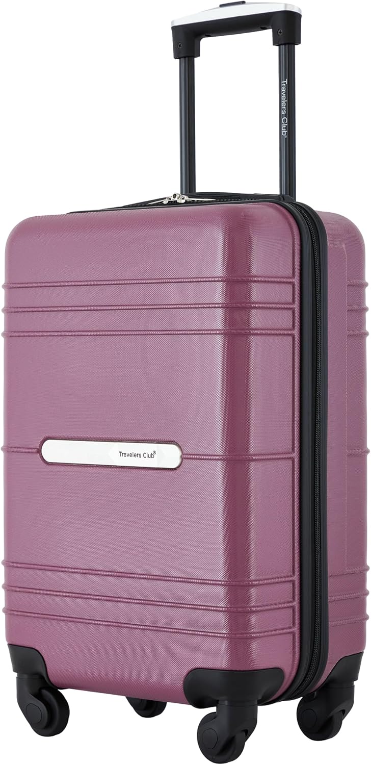 Travelers Club Equipaje de mano Richmond Spinner de 22", Damson...