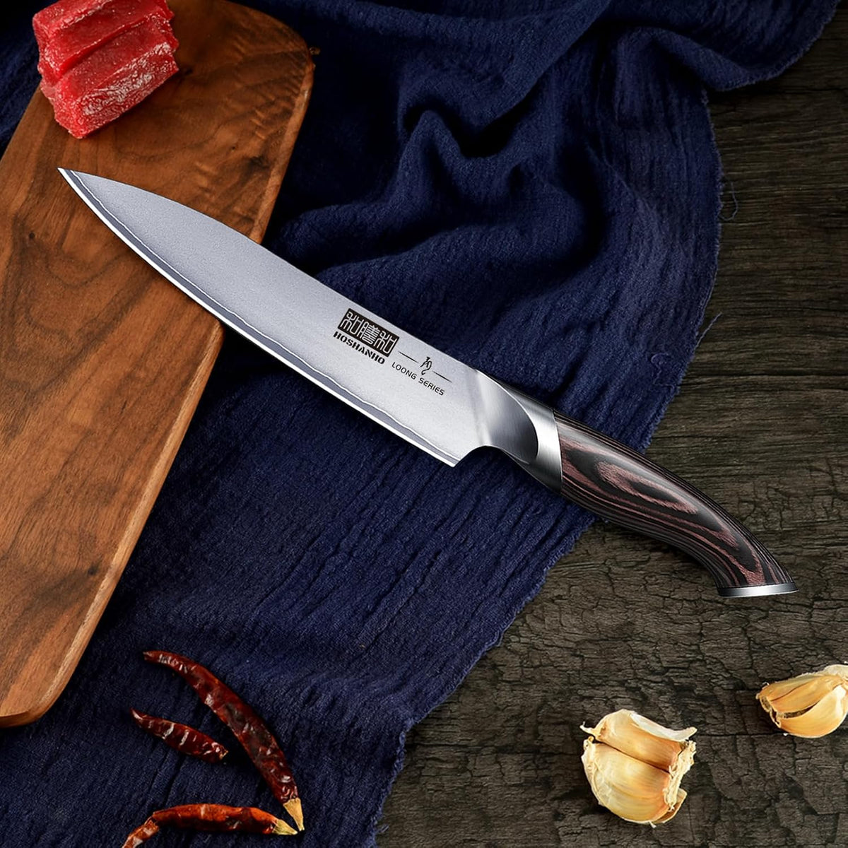 HOSHANHO Cuchillo de Cocina de 6 Pulgadas, Cuchillo de Chef Japonés...