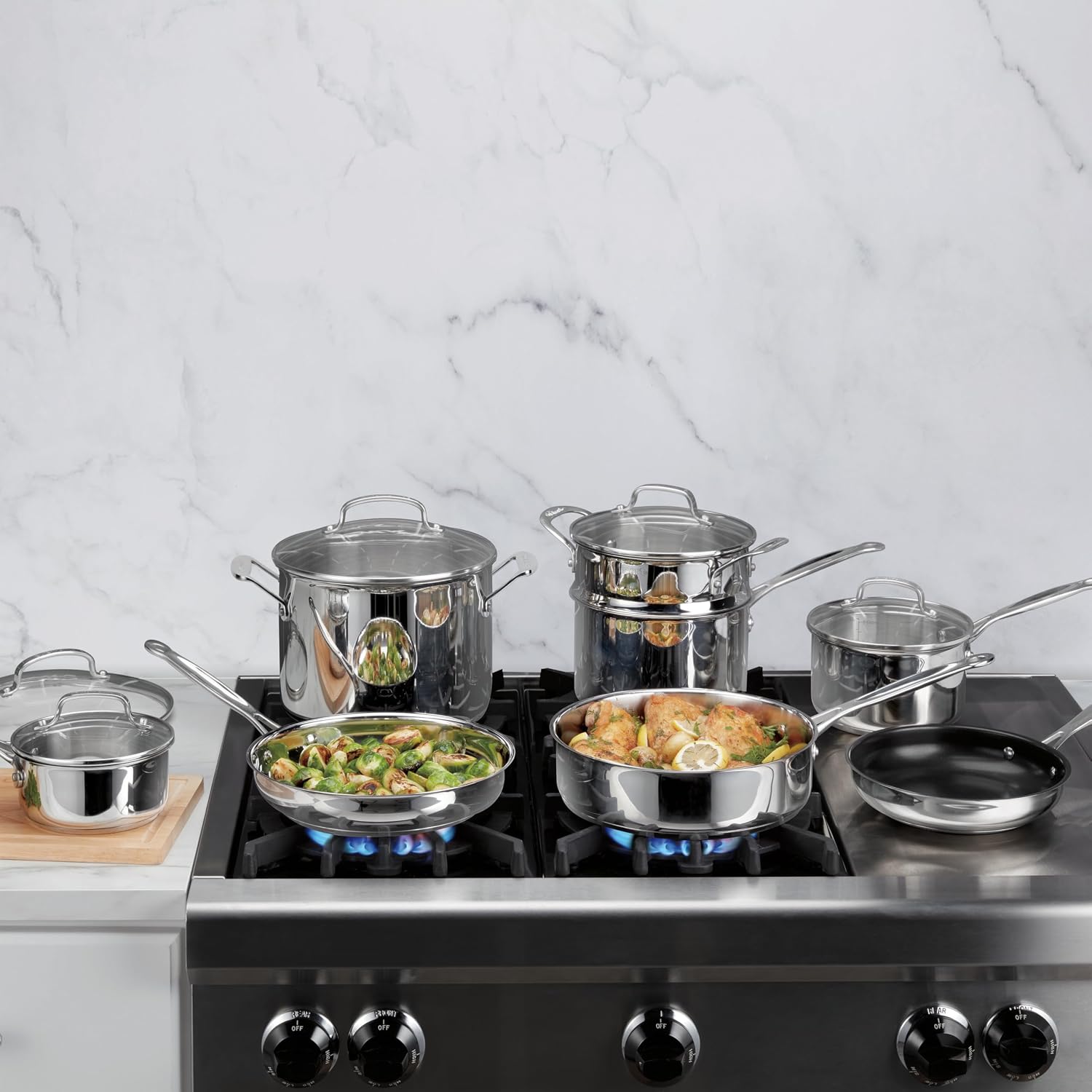Cuisinart - Juego de utensilios de cocina Chef's Classic de ace...