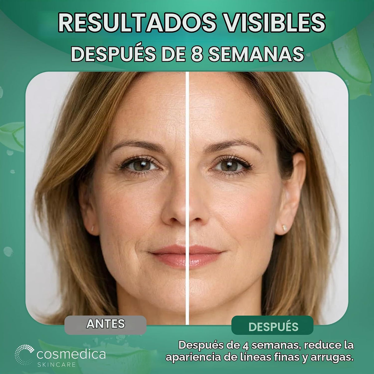 Cosmedica - Suero facial de retinol al 2.5% con ácido hialurónico y...