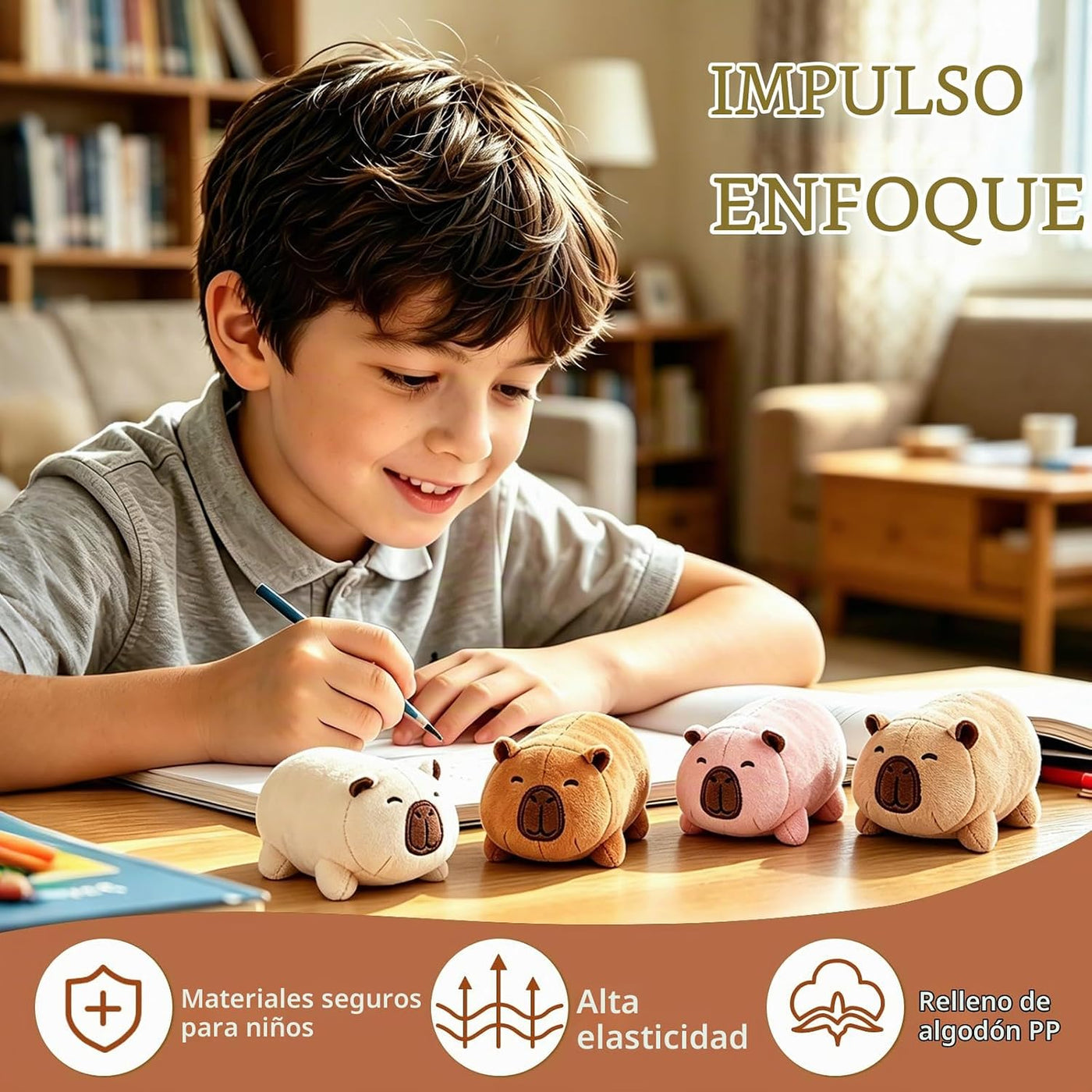 MMguai Capybara de Peluche Lindos Animales de Peluche Capybara con...
