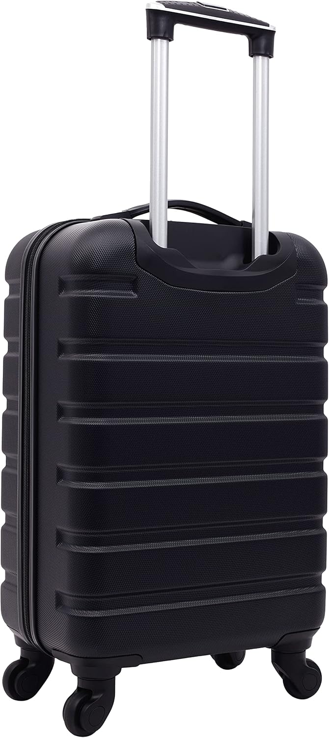 Wrangler Equipaje Giratorio de Mano de Tapa Dura, Negro