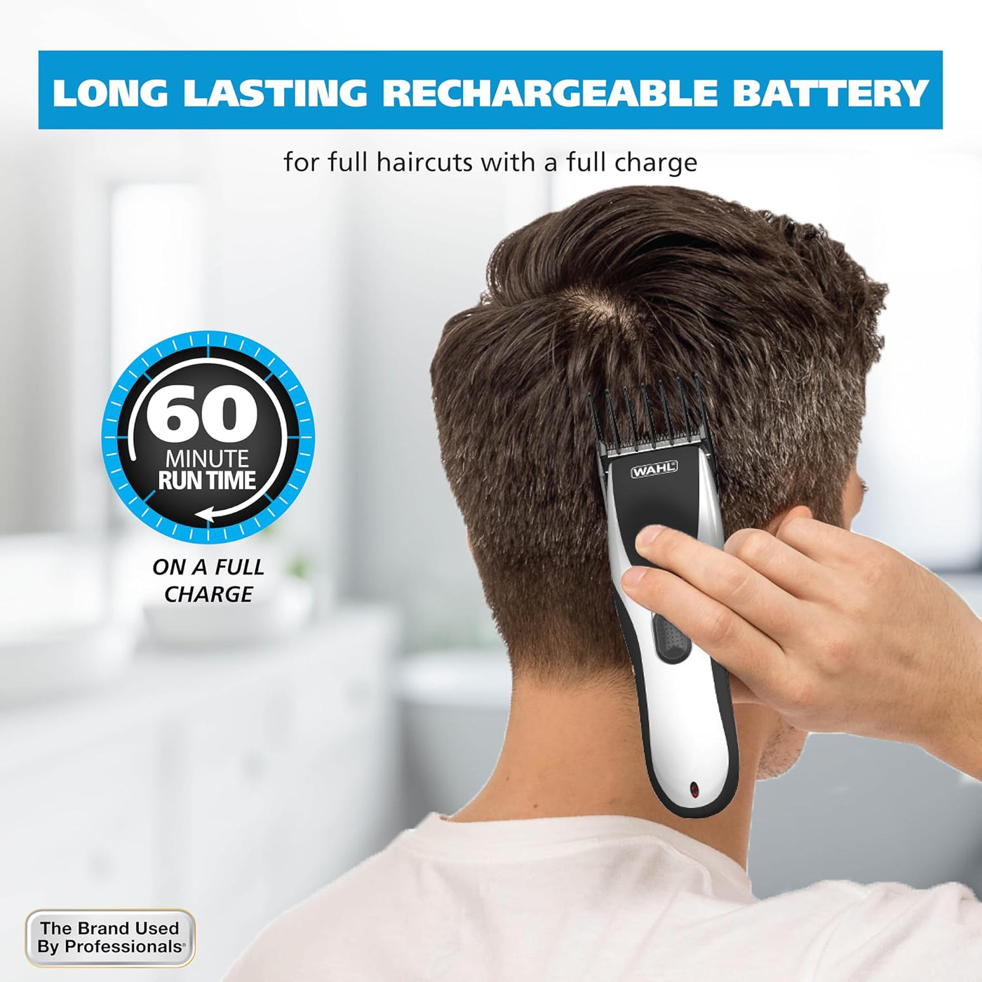 Wahl Clipper Home Pro - Cortapelos recargables inalámbricos para ho...