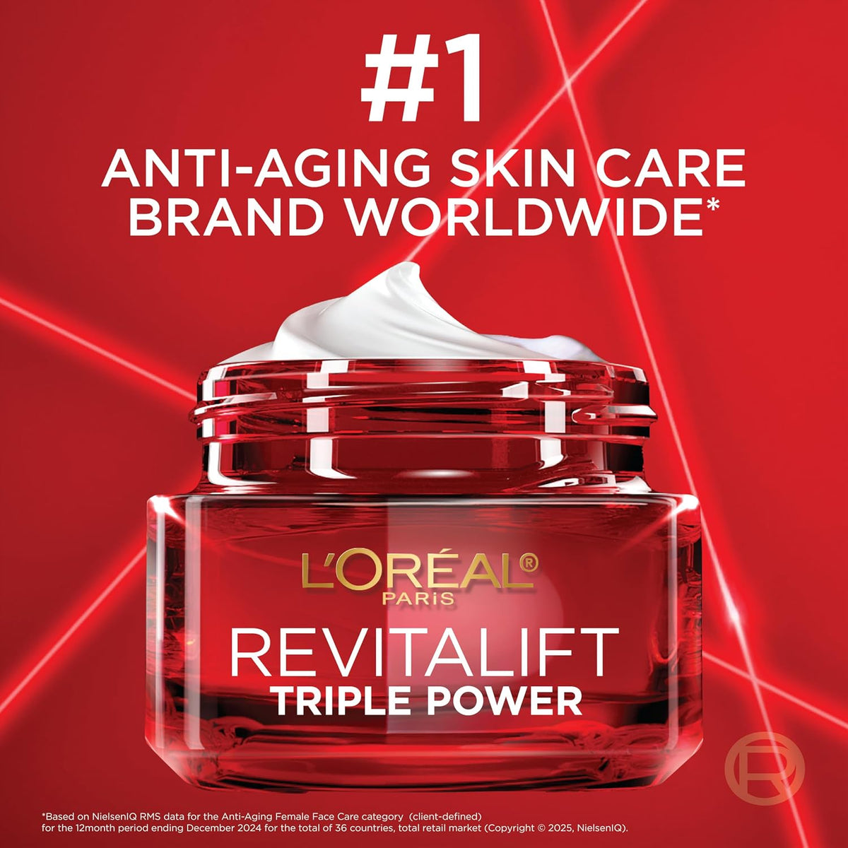 L'Oreal Paris Revitalift Triple Power Crema facial, 2.55 oz | Hidra...