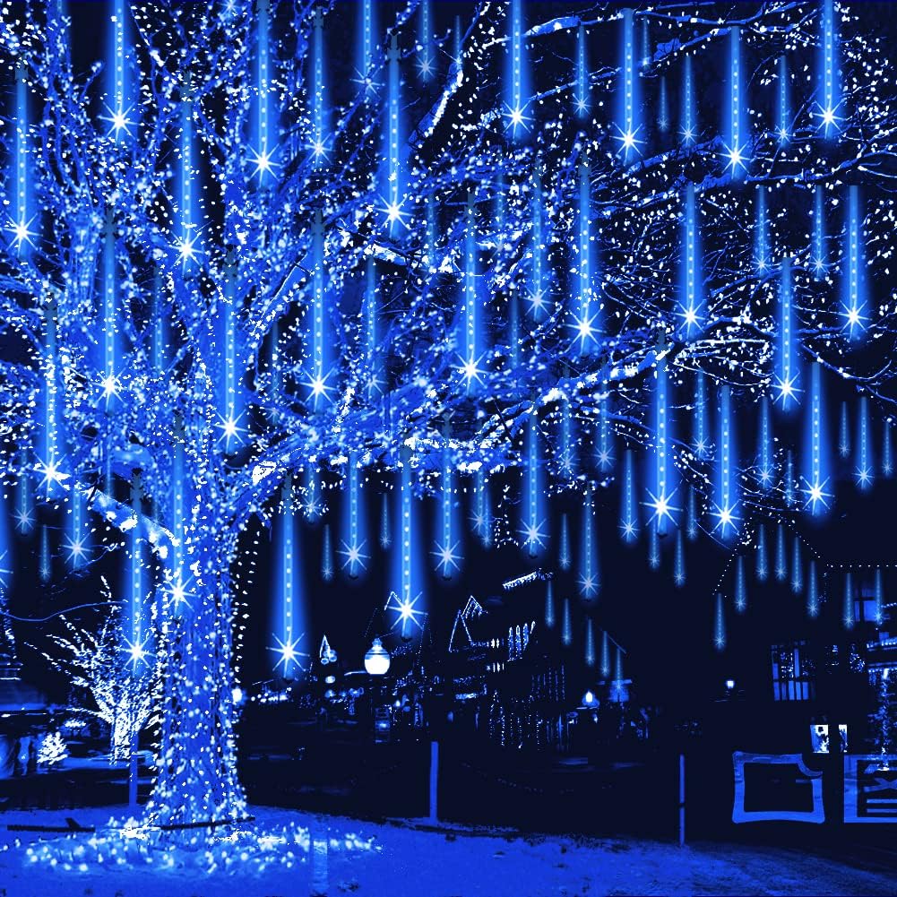 Weepong Luces de Navidad al aire libre 32 tubos 768LEDs luces de ll...