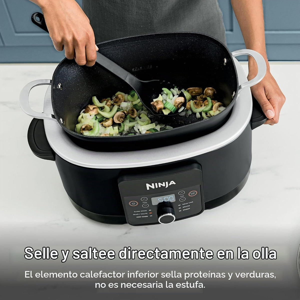 Ninja® Olla Multiusos 12-en-1 PossibleCooker™ PLUS | 8.5 cuartos -...