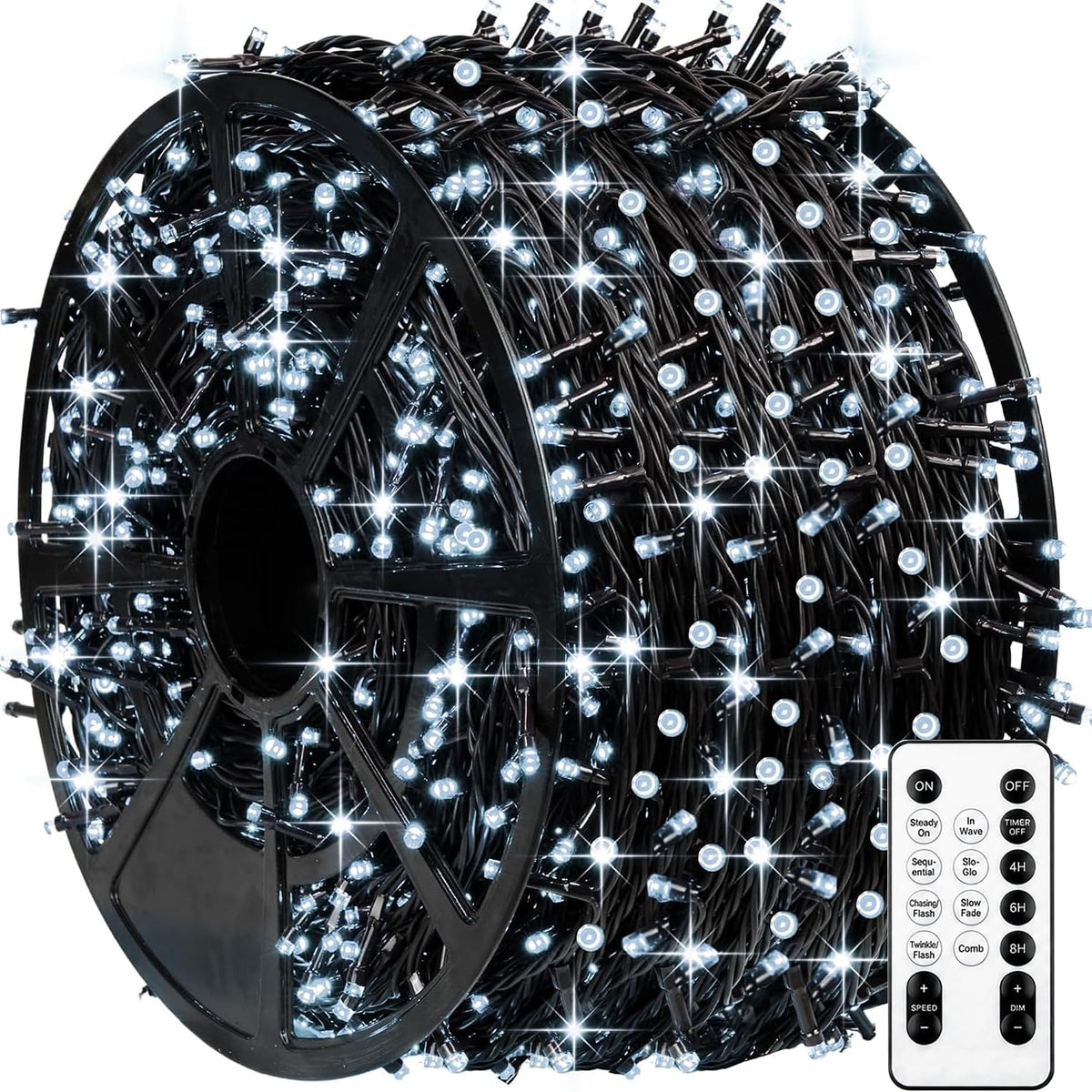 TW SHINE - Tira de luces de Navidad, 1000 luces LED de 328 pies de...
