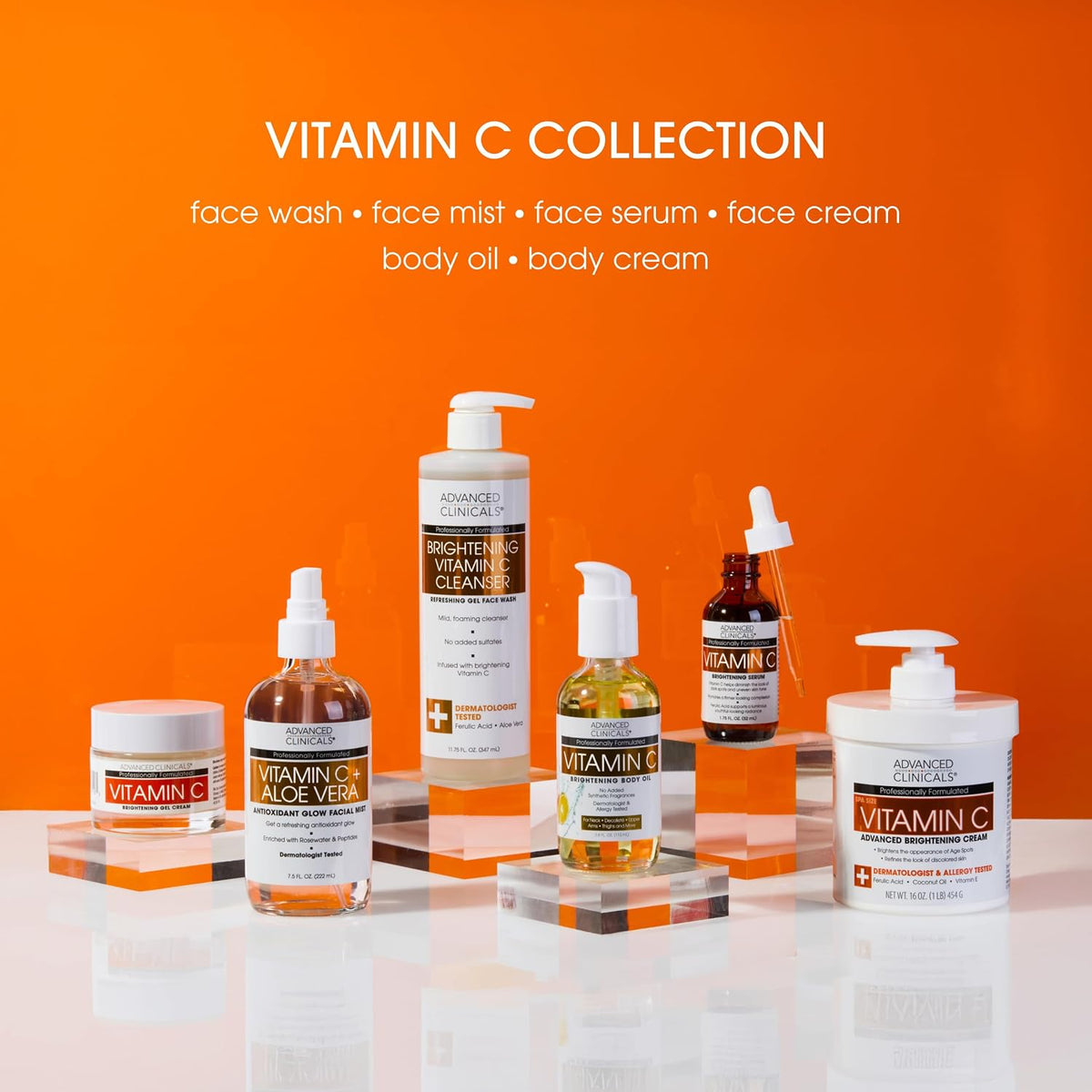 Advanced Clinicals Crema de vitamina C Loción corporal iluminadora...