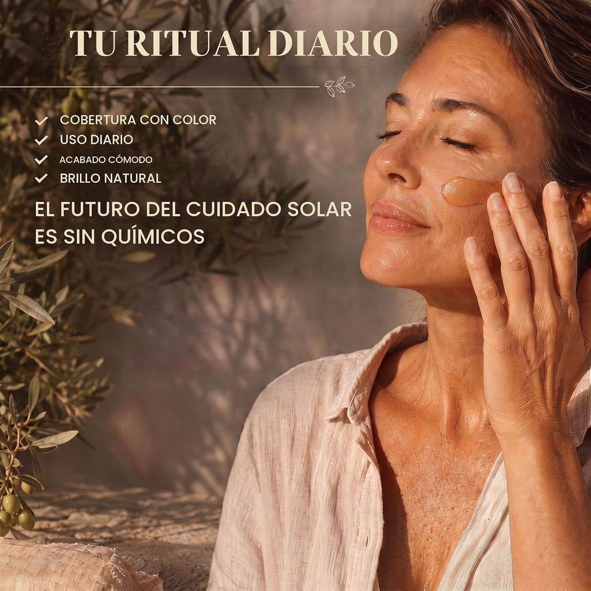 Bálsamo de protección solar mineral tintado para la cara | 25% de ó...