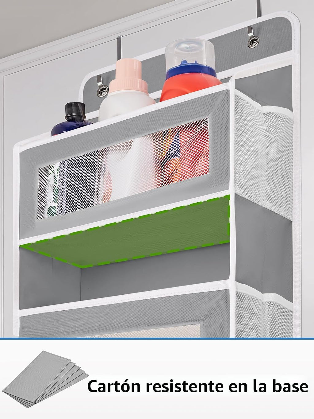 JARLINK Organizador sobre la puerta para dormitorio, despensa, baño...
