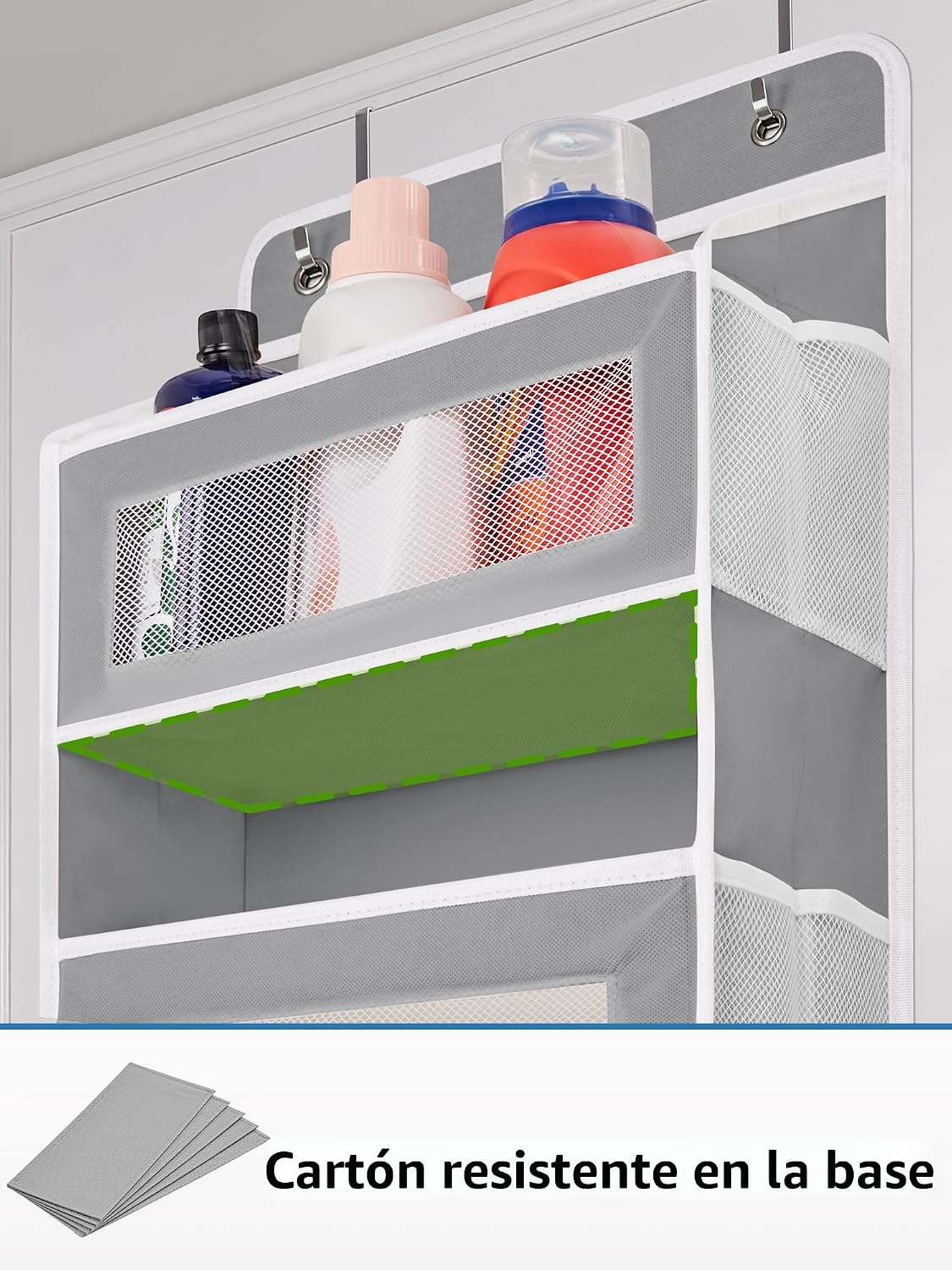JARLINK Organizador sobre la puerta para dormitorio, despensa, baño...