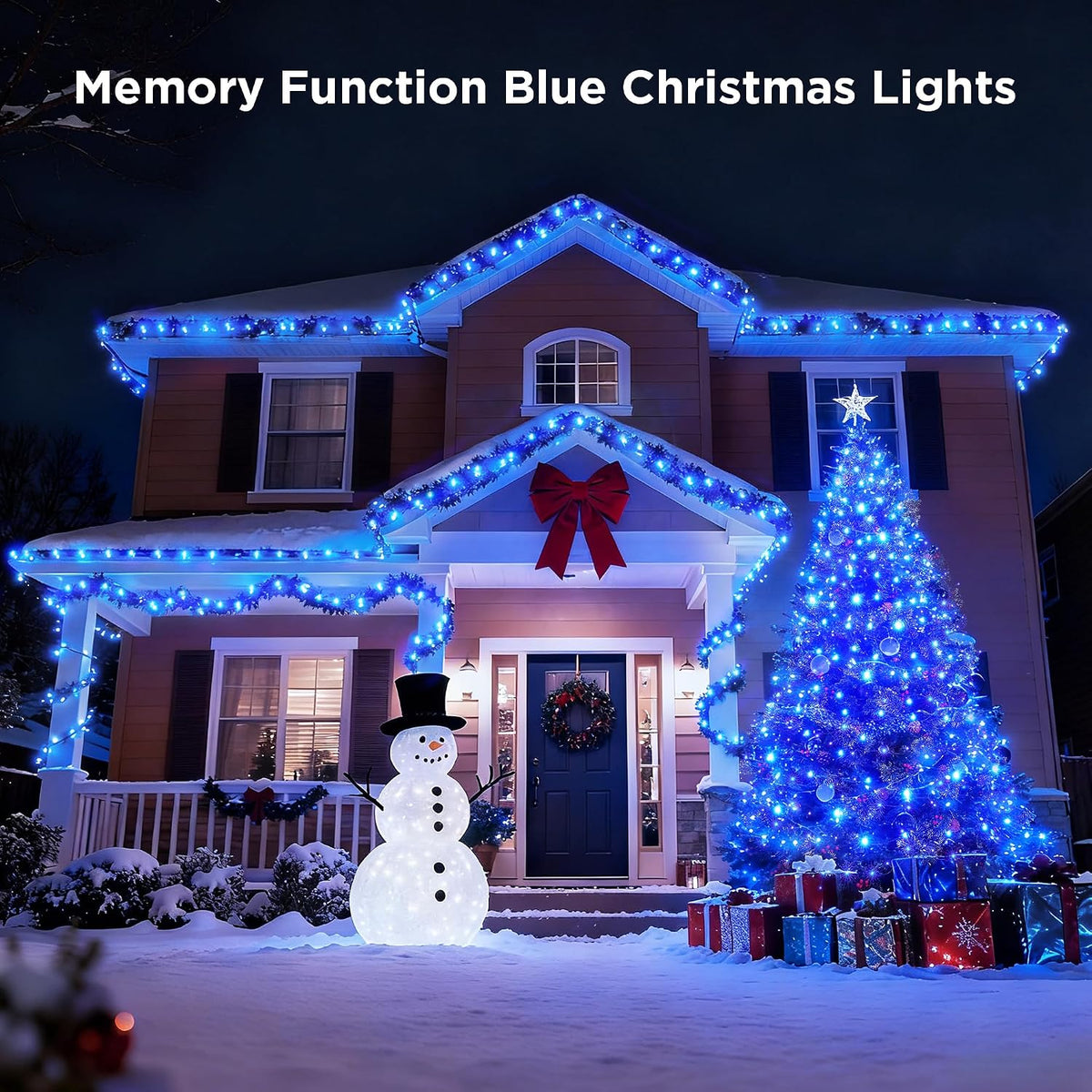 BlcTec Luces de Navidad con 500 luces LED de 174 pies con certifica...