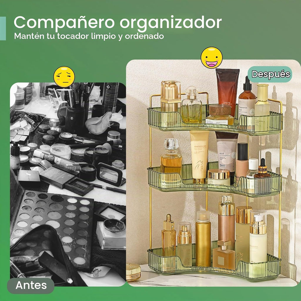 Aveniee Organizador esquinero para mostrador de baño, almacenamient...