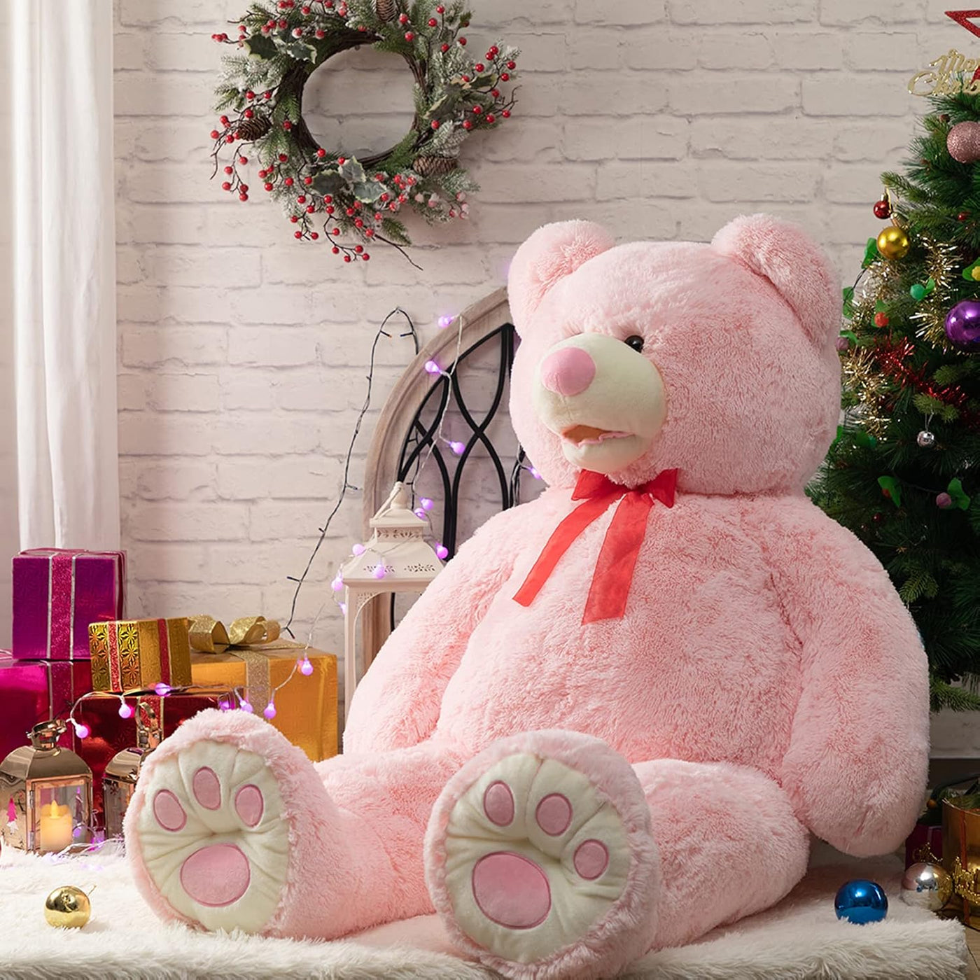 HollyHOME Oso de Peluche Gigante de 5 Pies, Animal de Peluche Enorm...