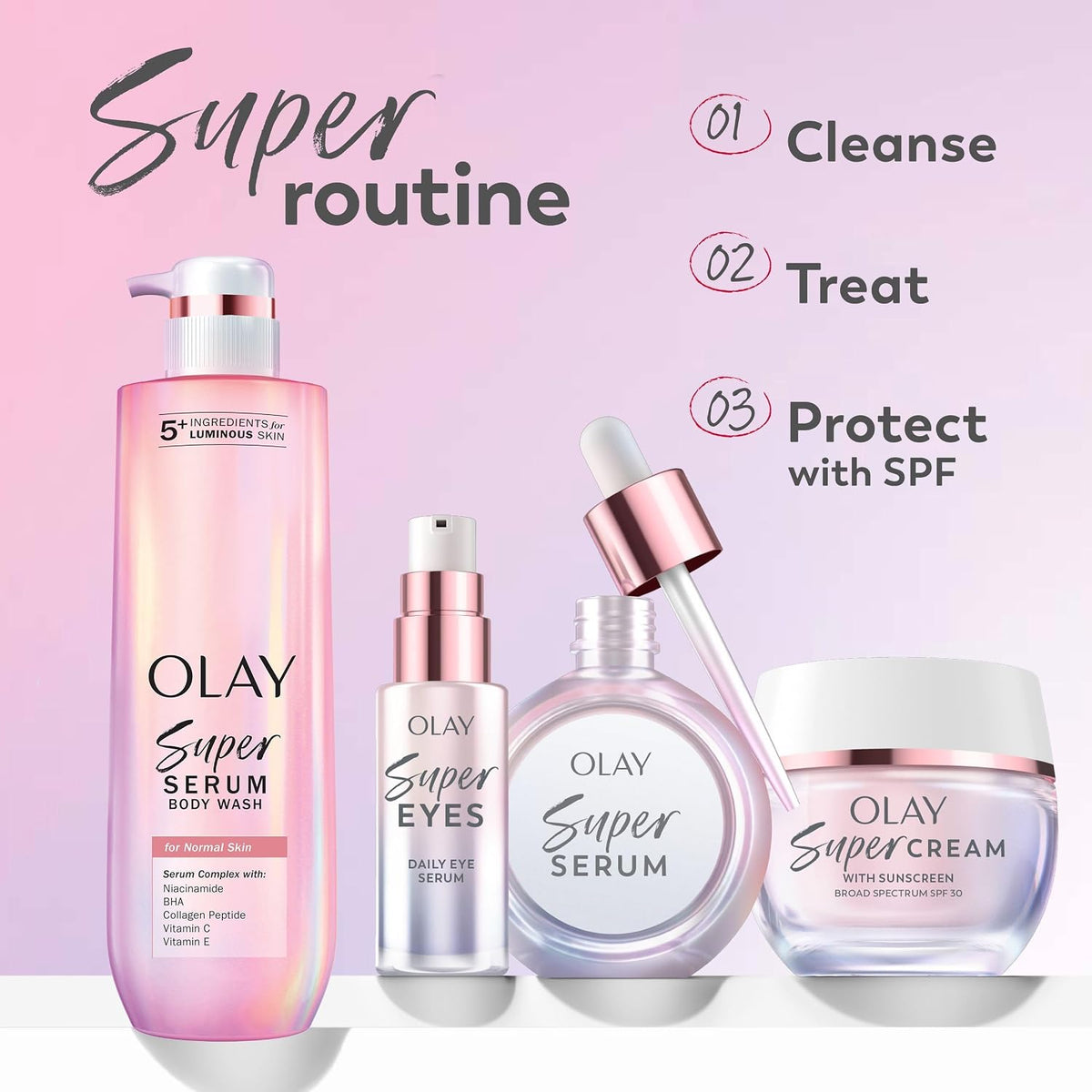 Olay Super Cream con protector solar SPF 30, tamaño de prueba, hidr...