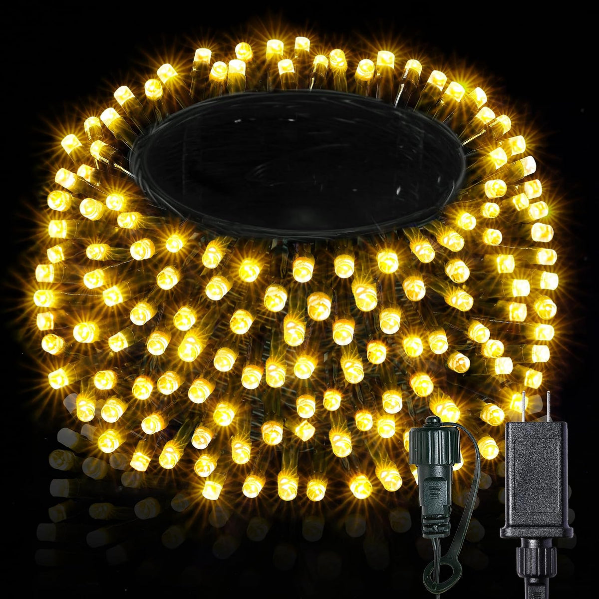 BlcTec - Luces de Navidad, 300 luces LED para árbol de Navidad de 1...