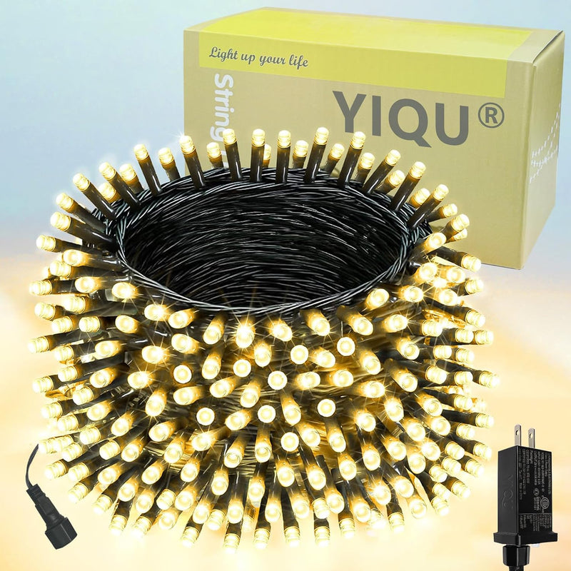 Guirnalda de luces navideñas extensibles para interiores y exterior...