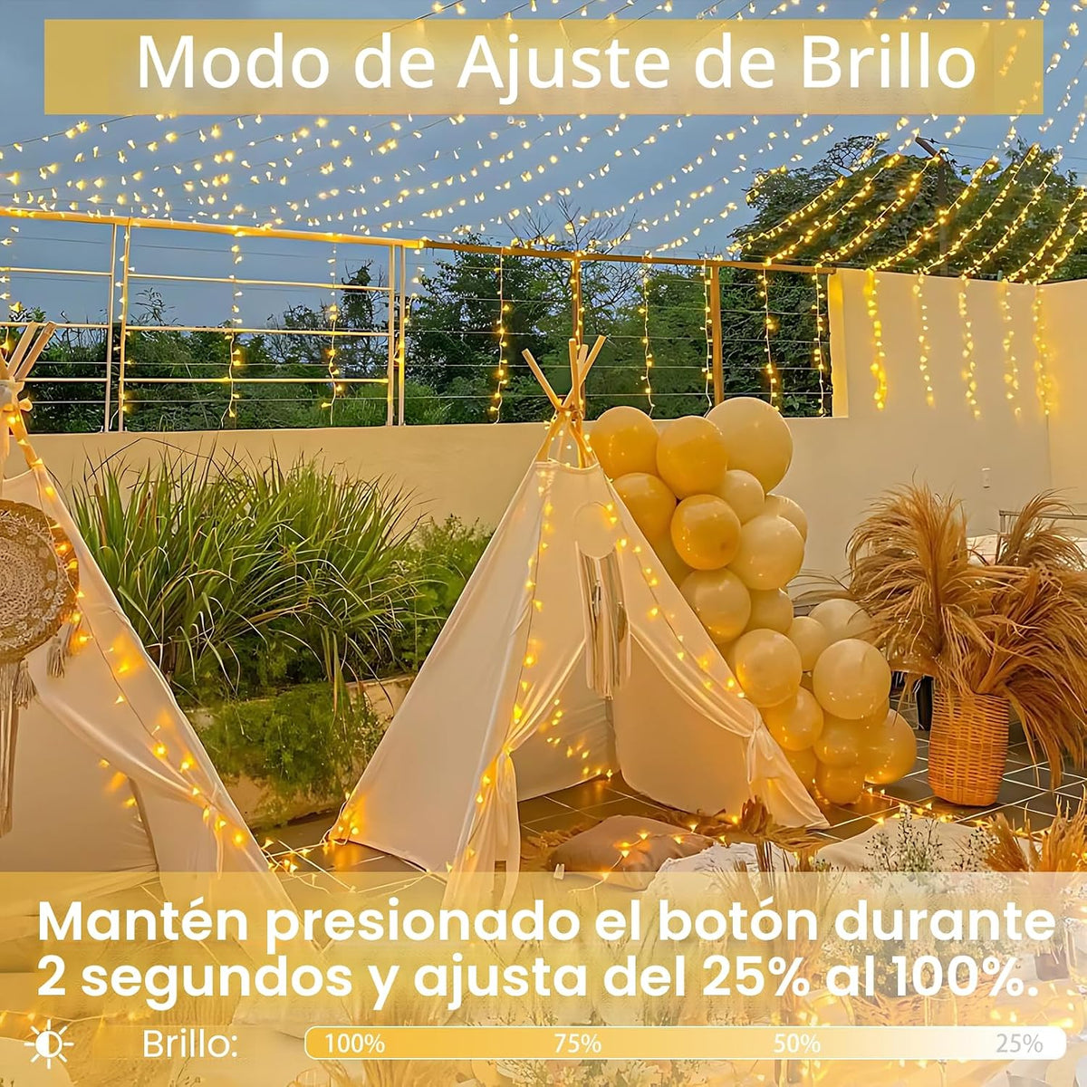 Cadena de 800 luces LED, luces de Navidad superlargas de 272 pies p...
