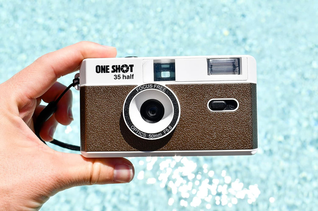 1 Shot Point and Shoot - Cámara de película de 35mm, cámara retro r...