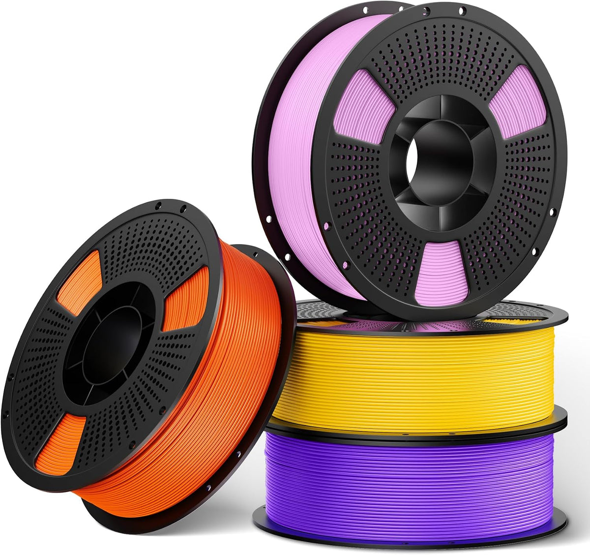 UJOY3D Paquete de filamento Hyper PLA+ de 8.8 lbs de 0.07 in, PLA+...