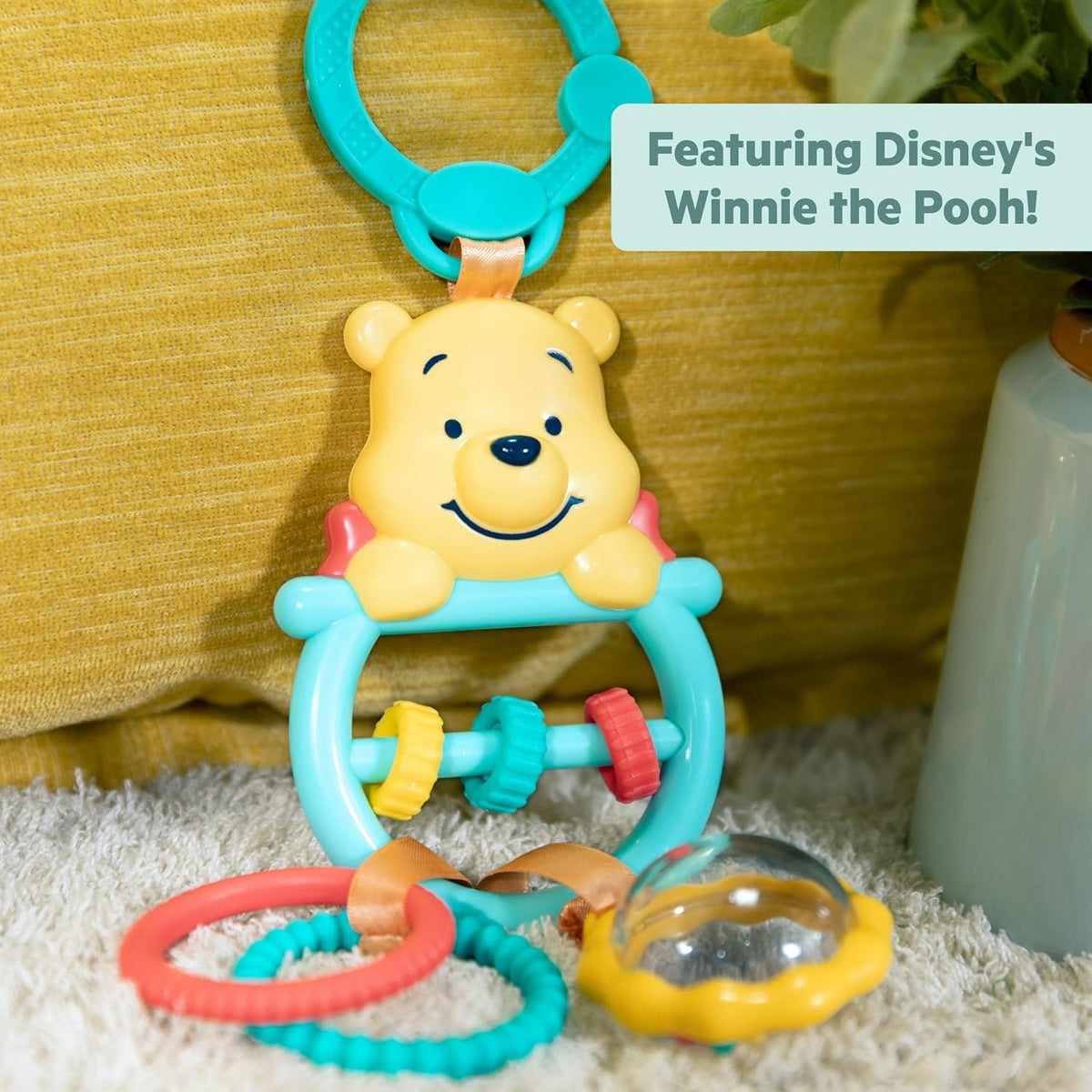 Bright Starts Disney Baby Winnie The Pooh Juguete de Actividad Oso...