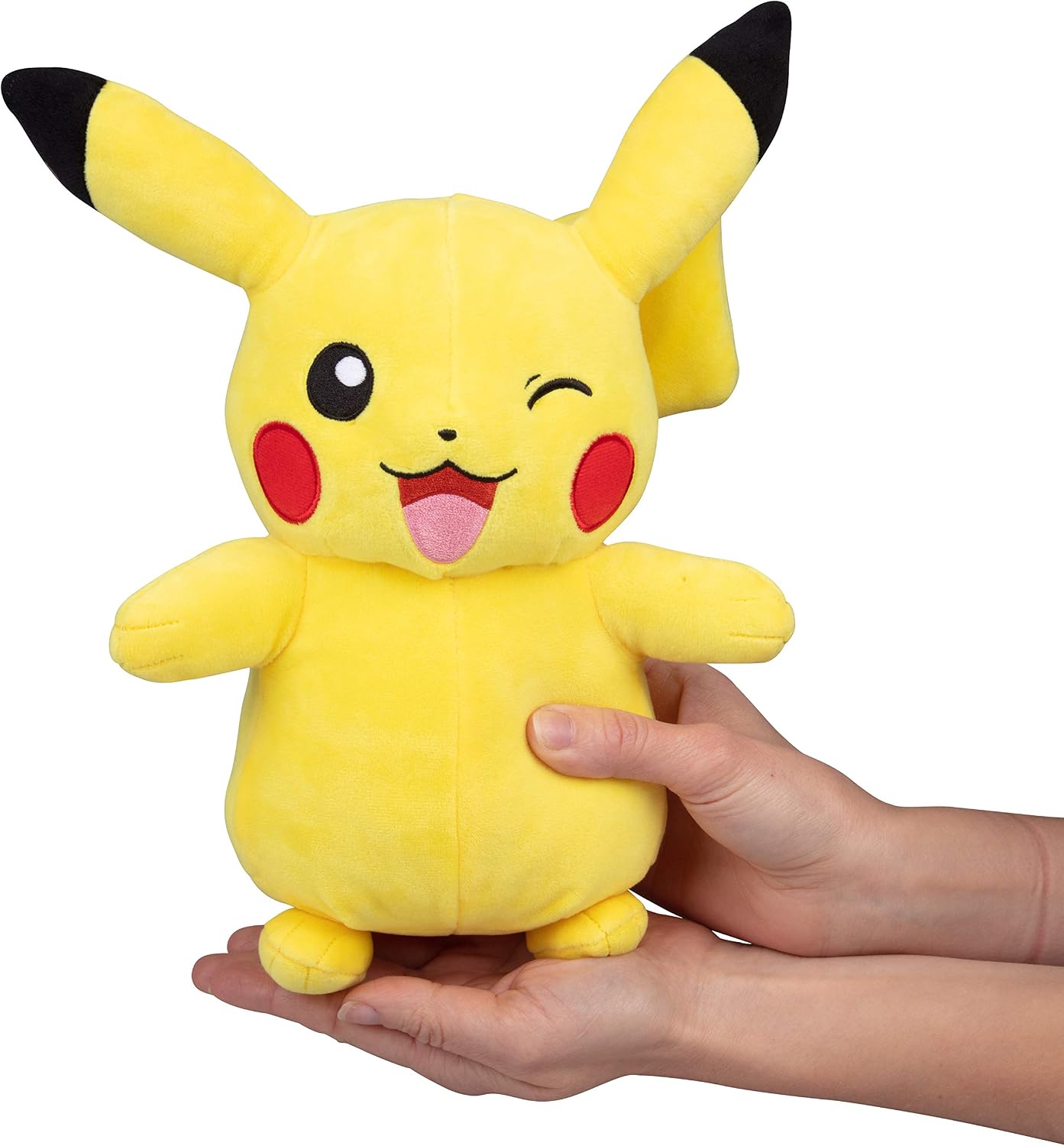 Pokemon Pikachu Guiñando - Peluche grande de 12 pulgadas, con licen...