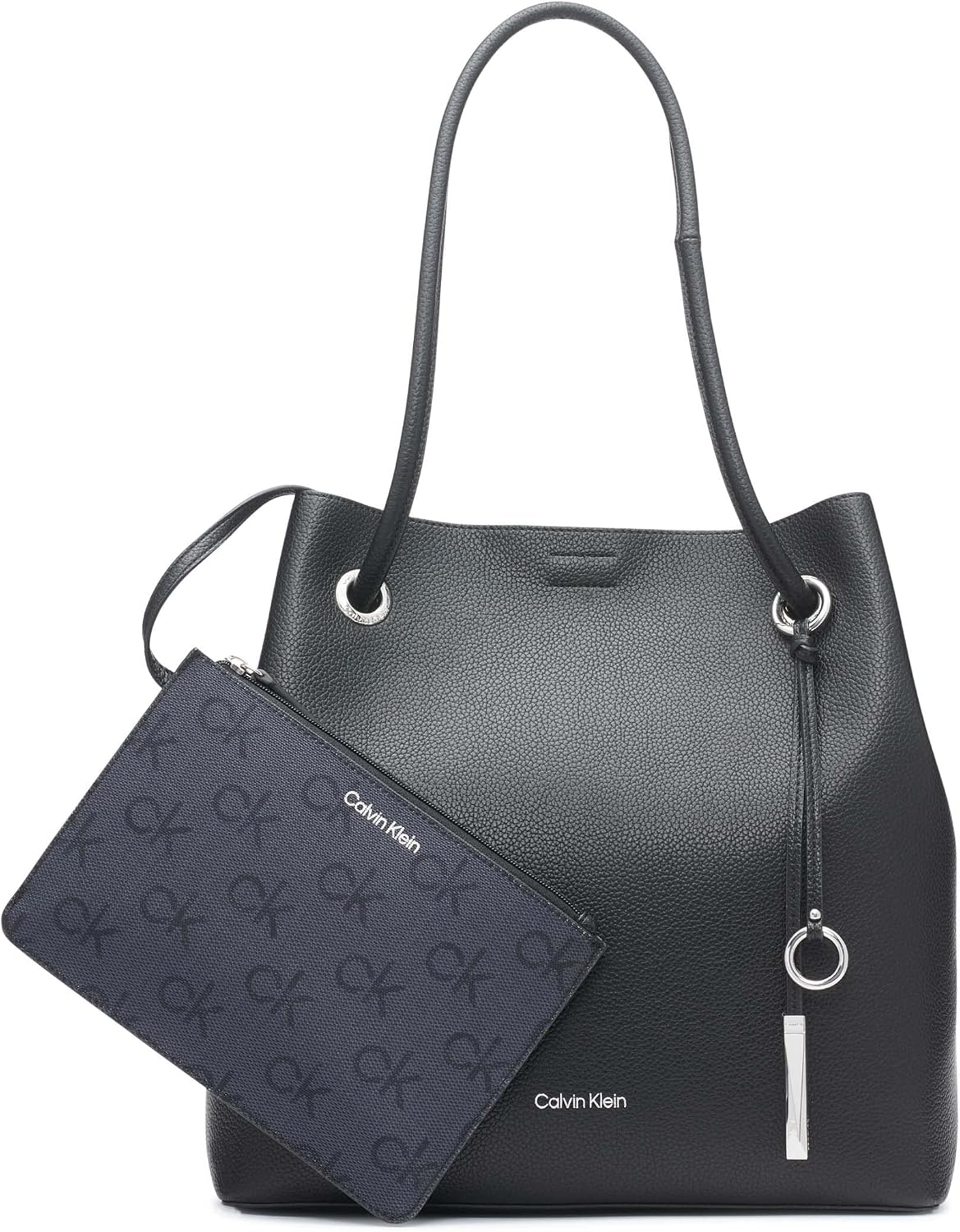 Calvin Klein Gabrianna Bubble - Bolso llave Norte\/Sur de piel sint...