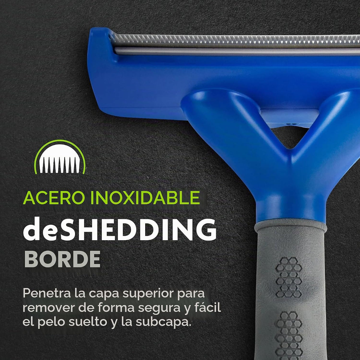 FURminator Herramienta de eliminación del subpelo para perros, cepi...